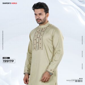 Premium Embroidery Panjabi - 19917P