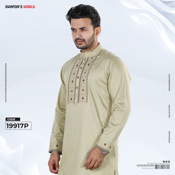 Premium Embroidery Panjabi - 19917P