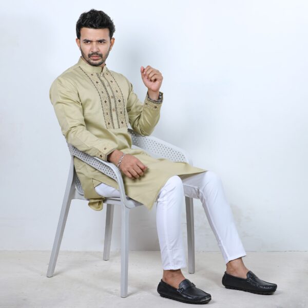 Premium Embroidery Panjabi - 19917P - Image 4