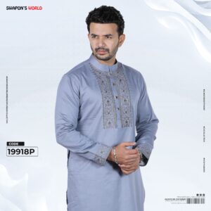 Premium Embroidery Panjabi - 19918P