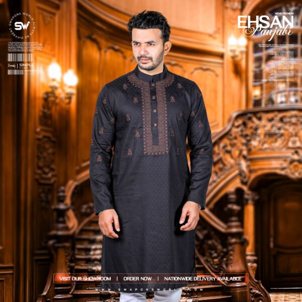 Premium Embroidery Panjabi-19921P - Image 2