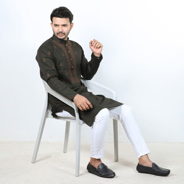 Premium Embroidery Panjabi-19922P - Image 3
