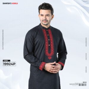 Premium Embroidery Panjabi-19924P