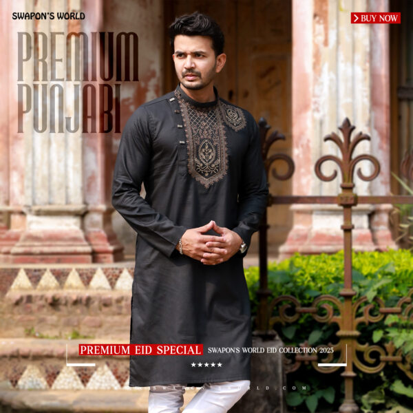 Premium Embroidery Panjabi-19931P - Image 2