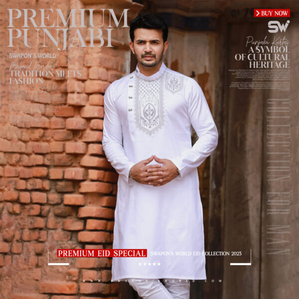 Premium Embroidery Panjabi-19932P - Image 2