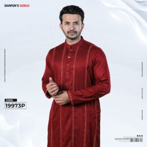 Mens Premium Embroidery Panjabi-19973P