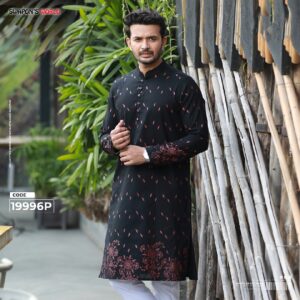 Mens Premium Printed Panjabi-19996P