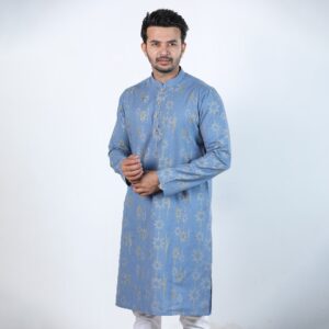 Mens Premium Printed Panjabi-20009P