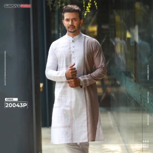 Mens Premium Quality Printed Panjabi-20043P