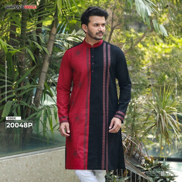 Mens Premium Quality Printed Panjabi-20048P