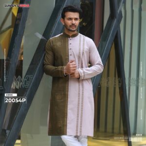 Mens Premium Quality Printed Panjabi-20054P