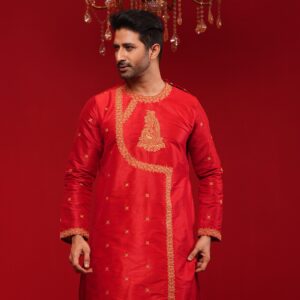 (Only Panjabi) Premium Sofura Silk Embroidery Panjabi-20092P