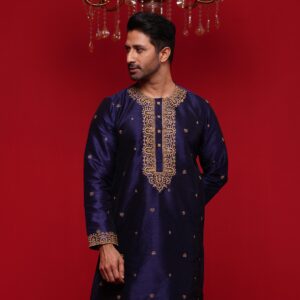 (Only Panjabi) Premium Sofura Silk Embroidery Panjabi-20098P