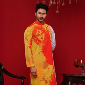 (Only Panjabi) Premium Sublimation Printed Panjabi-20171P