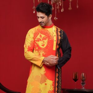 (Only Panjabi) Premium Sublimation Printed Panjabi-20172P