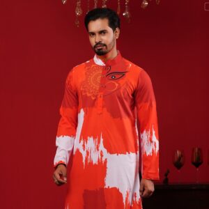 (Only Panjabi) Premium Sublimation Printed Panjabi-20173P