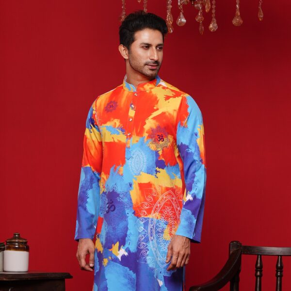 (Only Panjabi) Premium Sublimation Printed Panjabi-20183P