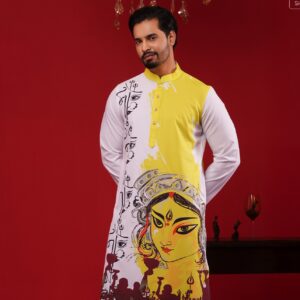 (Only Panjabi) Premium Sublimation Printed Panjabi-20189P