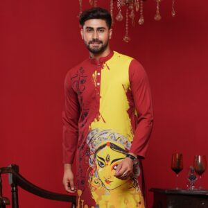 (Only Panjabi) Premium Sublimation Printed Panjabi-20190P
