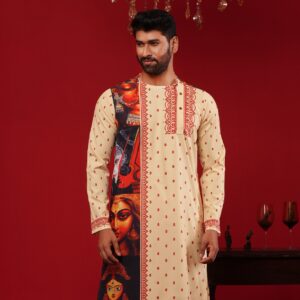 (Only Panjabi) Premium Sublimation Printed Panjabi-20203P