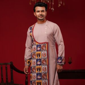 (Only Panjabi) Premium Sublimation Printed Panjabi-20206P