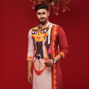 (Only Panjabi) Premium Sublimation Printed Panjabi-20214P
