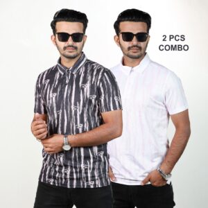 Sublimation Printed Polo Shirt For Men (Combo Pack)-26159P