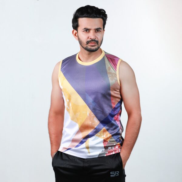 Premium Sublimation Printed Tank Top For Men-26193T