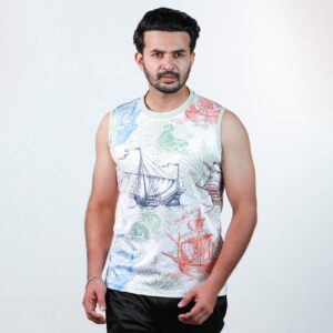 Premium Sublimation Printed Tank Top For Men-26194T