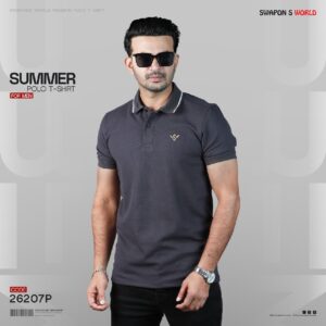 Premium Cotton Polo Shirt For Men-26207P