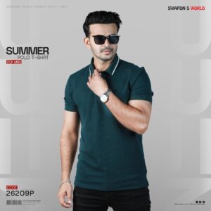 Premium Cotton Polo Shirt For Men-26209P