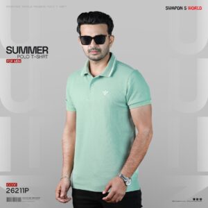 Premium Cotton Polo Shirt For Men-26211P