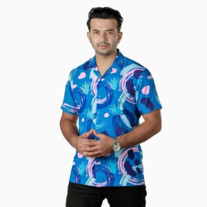 Premium Cuban Half Sleeve Shirt for Men-26252S