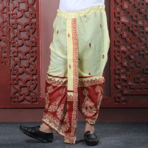 Mens Premium Sublimation Printed Half Silk Dhoti-2757D