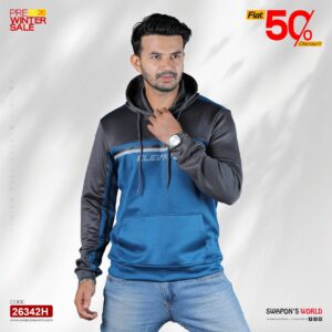 Mens Premium China Interlock Fabric Hoodies-26342H