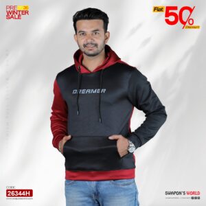 Mens Premium China Interlock Fabric Hoodies-26344H