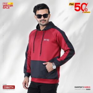 Mens Premium China Interlock Fabric Hoodies-25907H