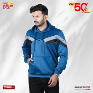 Mens Premium China Interlock Fabric Hoodies-25909H