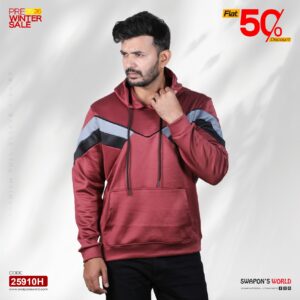 Mens Premium China Interlock Fabric Hoodies-25910H